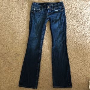 adorable boot cut jeans!